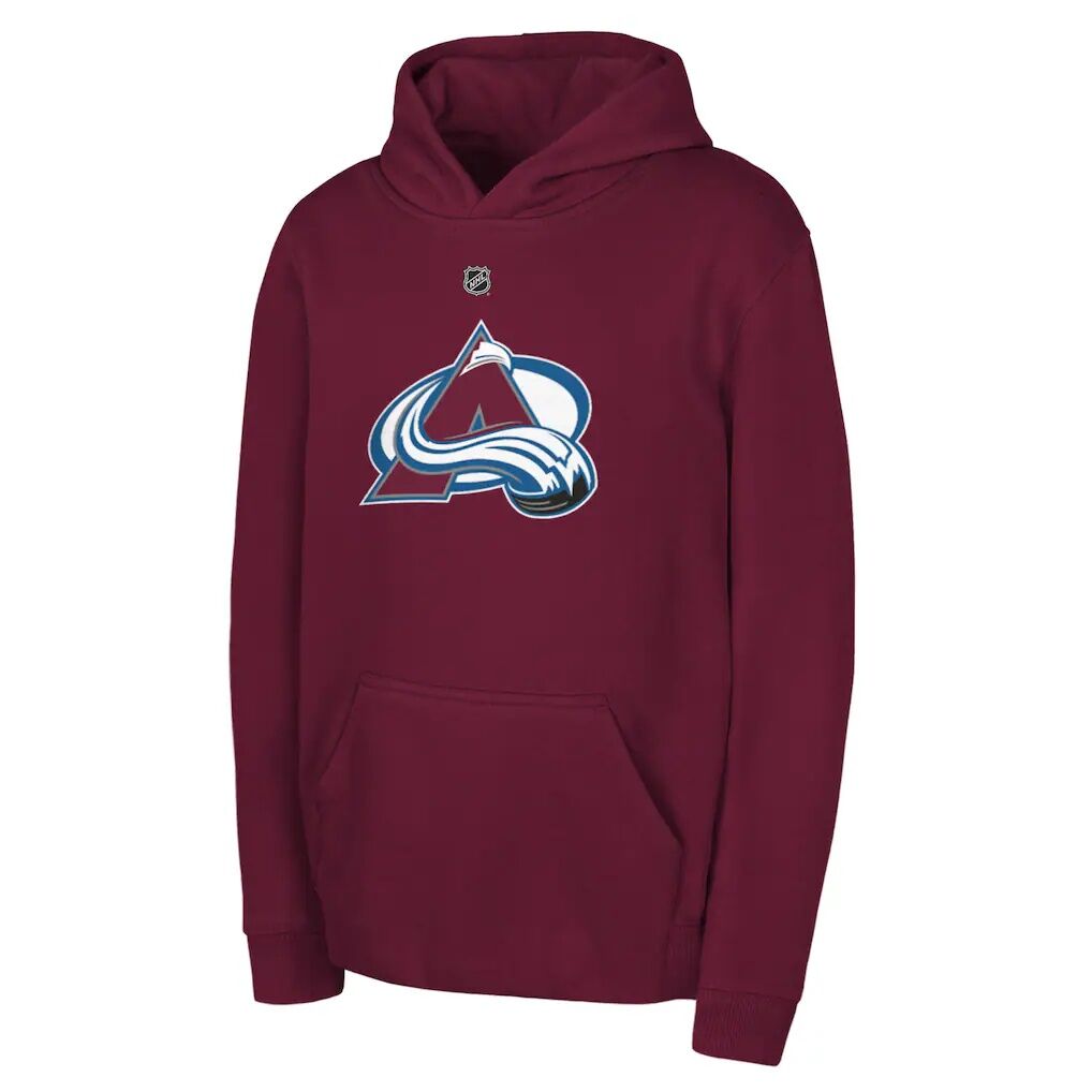 Colorado Avalanche Outerstuff Youth Primary Logo Pullover Hoodie - Burgundy