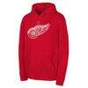Detroit Red Wings Outerstuff Youth Primary Logo Pullover Hoodie - Red - Front View