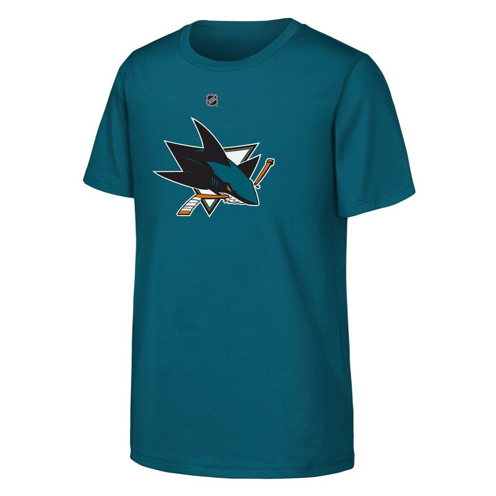San Jose Sharks Outerstuff Youth Primary Logo T-Shirt