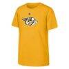 Nashville Predators Outerstuff Youth Primary Logo T-Shirt - Gold - Front View