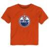 Edmonton Oilers Outerstuff Toddler Primary Logo T-Shirt - Orange - Front View