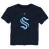 Seattle Kraken Outerstuff Toddler Primary Logo T-Shirt - Navy - Front View