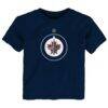 Winnipeg Jets Outerstuff Toddler Primary Logo T-Shirt - Navy - Front View