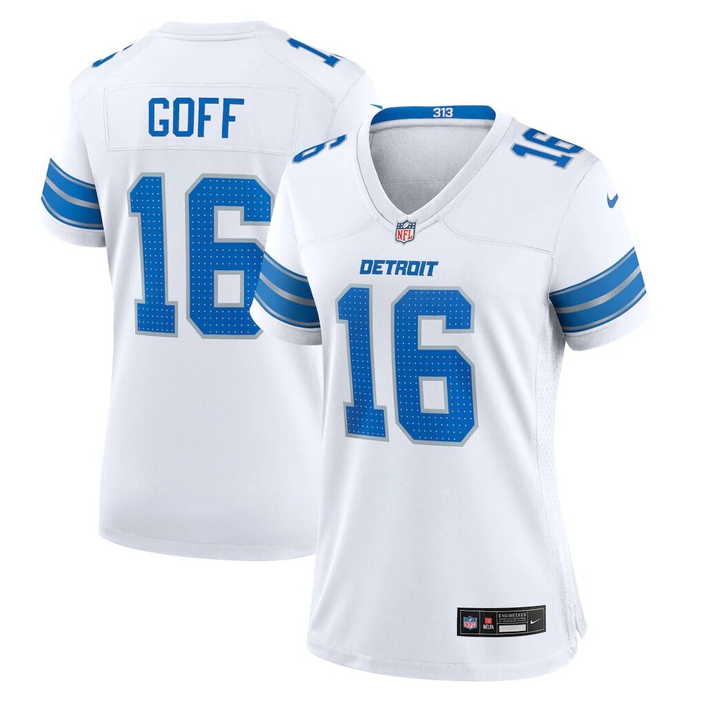Jared Goff Detroit Lions Nike Women's Game Jersey