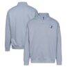 Texas Rangers Levelwear Murray Core Logo Quarter-Zip Pullover Top - Gray - Front View