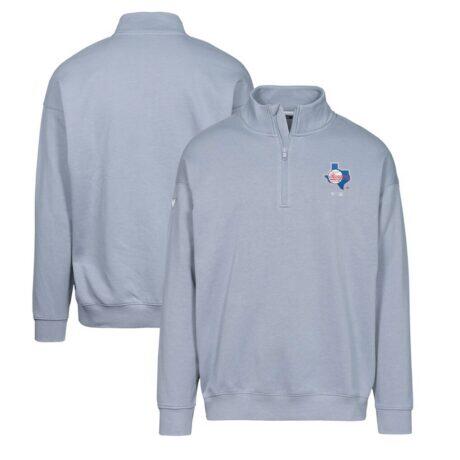 Texas Rangers Levelwear Murray Core Logo Quarter-Zip Pullover Top