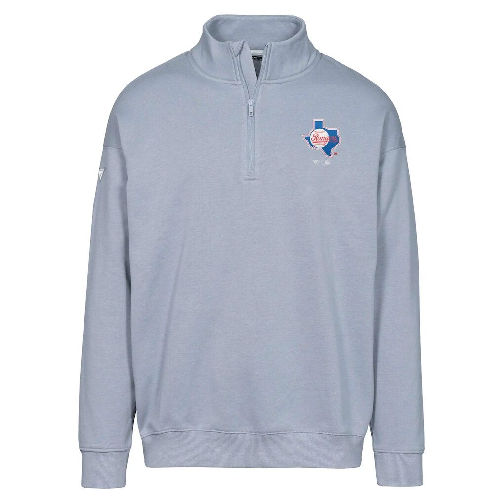 Texas Rangers Levelwear Murray Core Logo Quarter-Zip Pullover Top