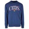 Chicago Cubs Levelwear Zane Cooperstown Collection Retro Spellout Pullover Sweatshirt - - Side View