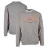 Houston Astros Levelwear Zane Cooperstown Collection Retro Spellout Pullover Sweatshirt - Gray - Front View