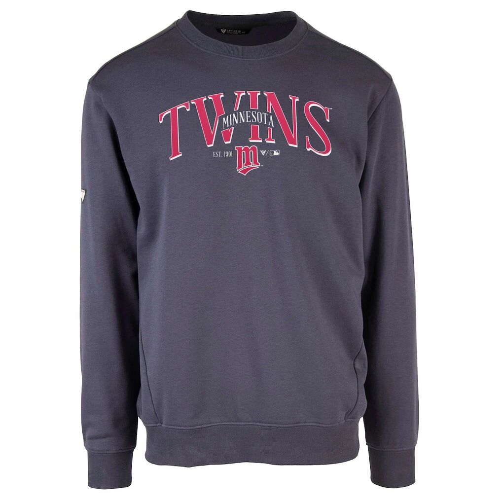 Minnesota Twins Levelwear Zane Cooperstown Collection Retro Spellout Pullover Sweatshirt