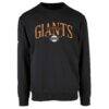 San Francisco Giants Levelwear Zane Cooperstown Collection Retro Spellout Pullover Sweatshirt - Black - Side View