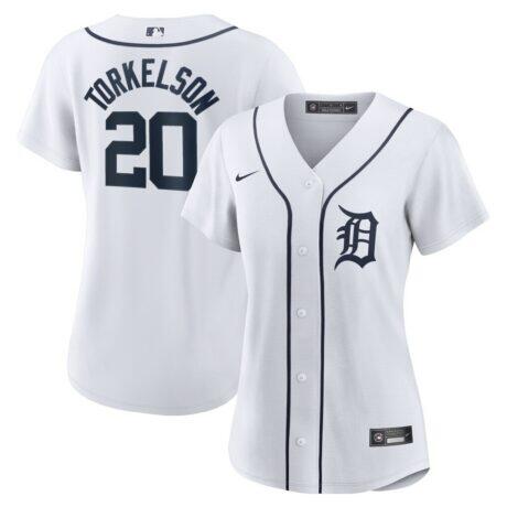 Spencer Torkelson Detroit Tigers Nike Women's Home Replica Player Jersey - White - Front View