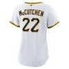 Andrew McCutchen Pittsburgh Pirates Nike Women's Home Replica Player Jersey - White - Detail View