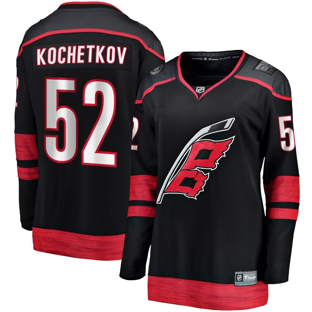 Pyotr Kochetkov Carolina Hurricanes Fashion7 Women's Home Premier Breakaway Player Jersey Breakaway Jersey