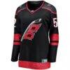 Pyotr Kochetkov Carolina Hurricanes Fashion7 Women's Home Premier Breakaway Player Jersey Breakaway Jersey - Black - Side View