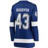 Darren Raddysh Tampa Bay Lightning Fashion7 Women's Home Breakaway Jersey - Blue - Detail View