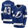 Darren Raddysh Tampa Bay Lightning Fashion7 Women's Home Breakaway Jersey - Blue - Front View