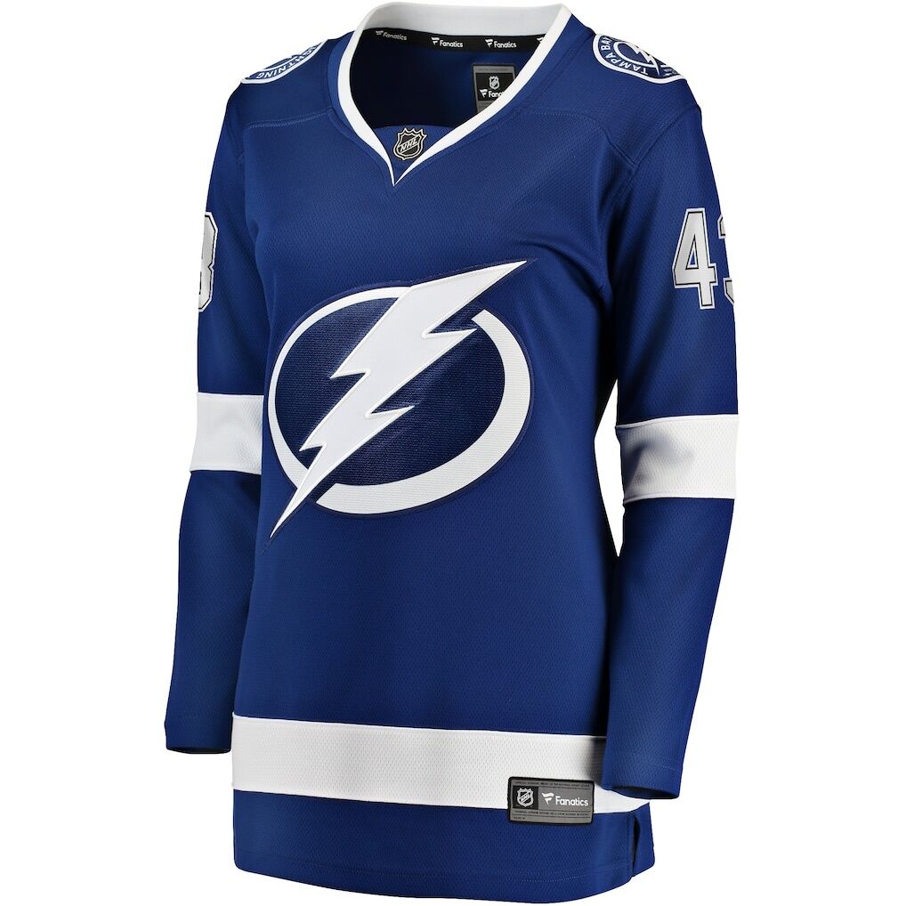 Darren Raddysh Tampa Bay Lightning Fashion7 Women's Home Breakaway Jersey