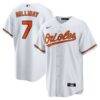 Jackson Holliday Baltimore Orioles Nike Home Replica Player Jersey - White - Front View
