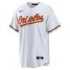 Jackson Holliday Baltimore Orioles Nike Home Replica Player Jersey - White - Side View