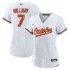Jackson Holliday Baltimore Orioles Nike Women's Home Replica Player Jersey - White - Front View