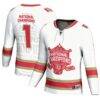 Denver Pioneers GameDay Greats Youth 2024 NCAA Men's Ice Hockey National Champions Fashion Jersey - White - Front View
