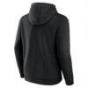 New York Jets Secondary Logo Pullover Hoodie - Black - Detail View