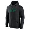 New York Jets Secondary Logo Pullover Hoodie - Black - Side View
