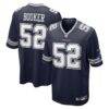 Tyler Booker Dallas Cowboys Nike Team Game Jersey - Navy - Front View