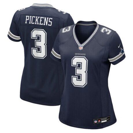 George Pickens Dallas Cowboys Nike Women's Game Jersey - Navy - Front View