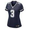 George Pickens Dallas Cowboys Nike Women's Game Jersey - Navy - Side View