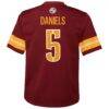 Jayden Daniels Washington Commanders Nike Youth Game Jersey - Burgundy - Detail View