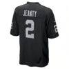 Ashton Jeanty Las Vegas Raiders Nike Youth Game Jersey - Black - Detail View