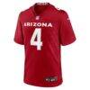 Jeremiyah Love Arizona Cardinals Nike Youth Team Game Jersey - - Back View