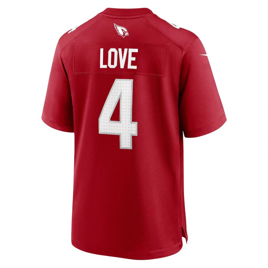 Jeremiyah Love Arizona Cardinals Nike Youth Team Game Jersey - Cardinal