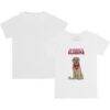 Alabama Crimson Tide Tiny Turnip Youth Golden Retriever T-Shirt - White - Front View