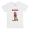 Alabama Crimson Tide Tiny Turnip Youth Golden Retriever T-Shirt - White - Side View