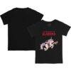 Alabama Crimson Tide Tiny Turnip Youth Unicorn T-Shirt - Black - Front View