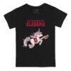 Alabama Crimson Tide Tiny Turnip Youth Unicorn T-Shirt - Black - Side View