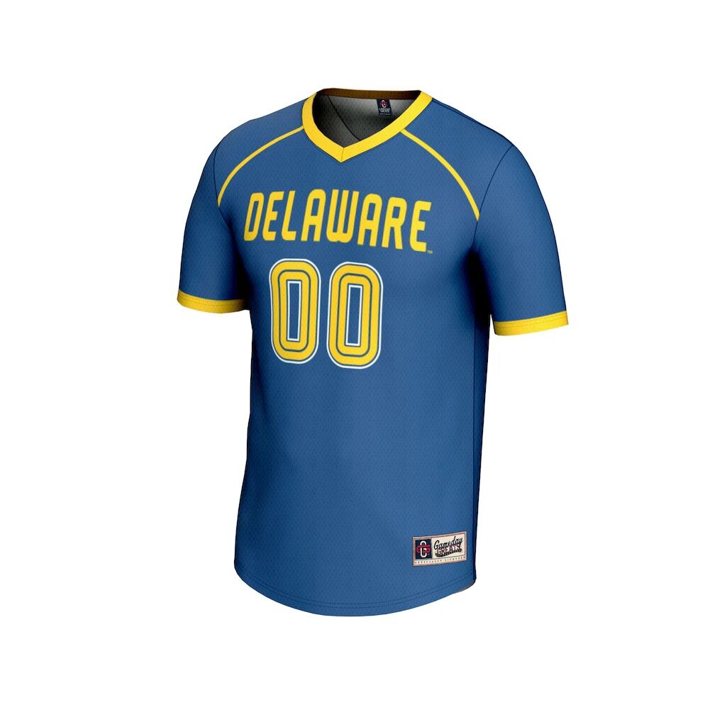 Delaware Fightin' Blue Hens GameDay Greats Youth NIL Pick-A-Player Women's Lacrosse Lightweight Jersey - Royal