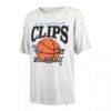 LA Clippers '47 Women's City Edition Down Court Sadie T-Shirt - White - Back View