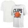LA Clippers '47 Women's City Edition Down Court Sadie T-Shirt - White - Front View