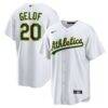 Zack Gelof Athletics Nike Home Replica Jersey - White - Front View