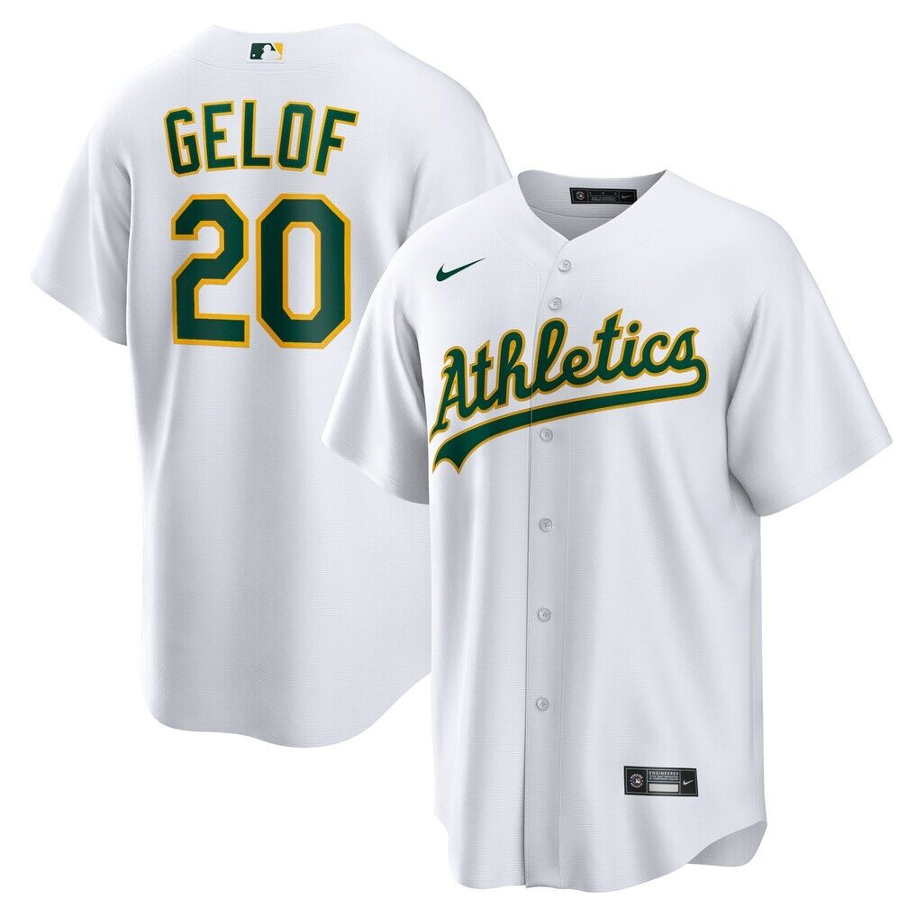 Zack Gelof Athletics Nike Home Replica Jersey