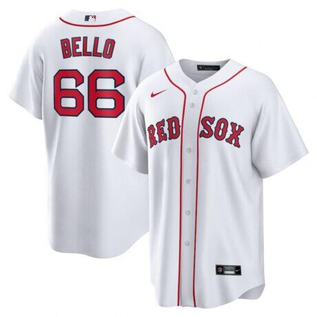 Brayan Bello Boston Red Sox Nike Home Replica Jersey - White - Front View