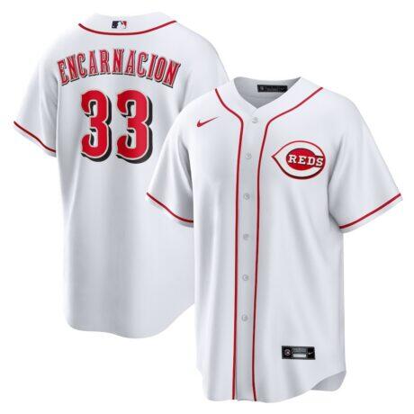 Christian Encarnacion-Strand Cincinnati Reds Nike Home Replica Jersey - White - Front View