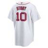Trevor Story Boston Red Sox Nike Home Replica Jersey - White - Detail View