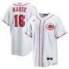 Noelvi Marte Cincinnati Reds Nike Home Replica Jersey - White - Front View