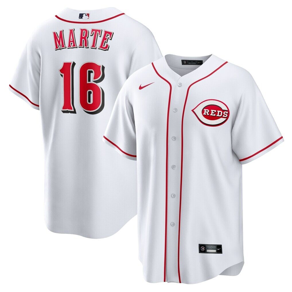Noelvi Marte Cincinnati Reds Nike Home Replica Jersey