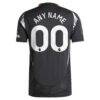 Arsenal adidas 2024/25 Away Authentic Custom Jersey - Black - Detail View